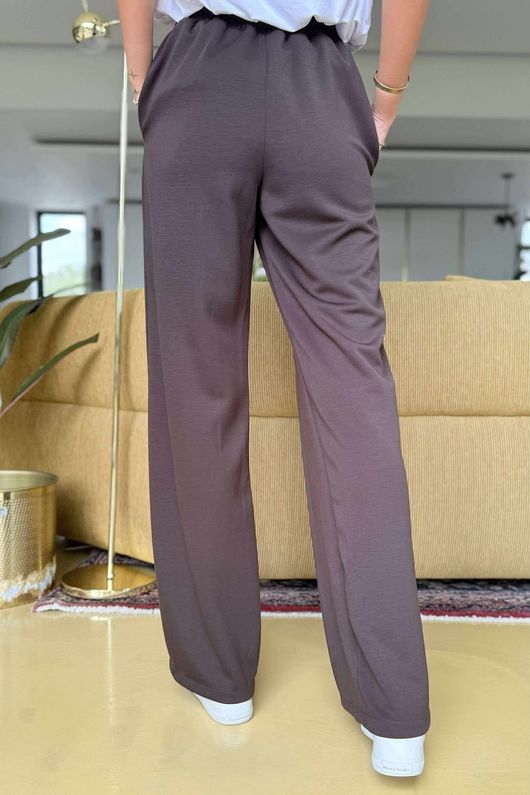 Made in Italy Cricket City Seamed Jogger Coffee Bean